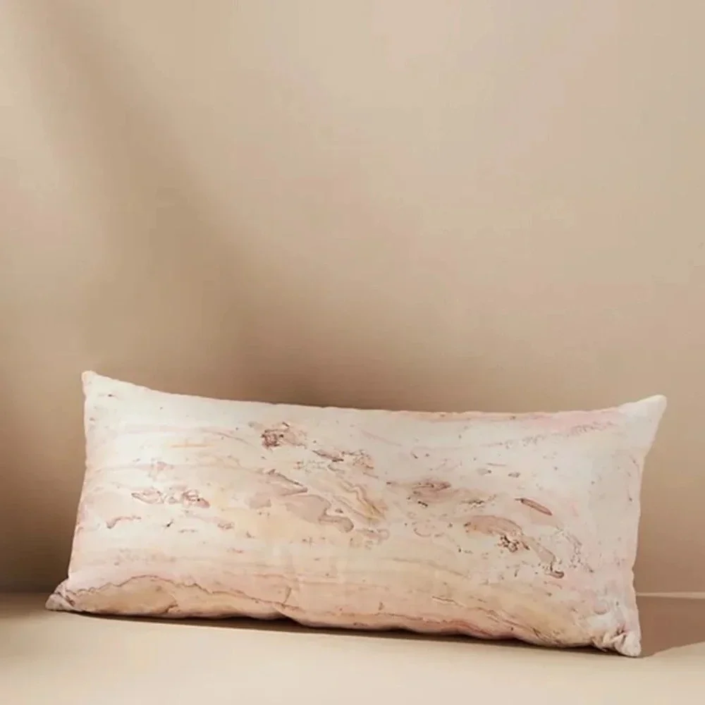 NWT Anthropologie Marbled Zooey Pillow
